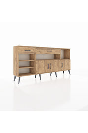 Arges Konsol 5 Raflı 2 Çekmeceli 3 Kapaklı 176x30x83 - S148M013V21A