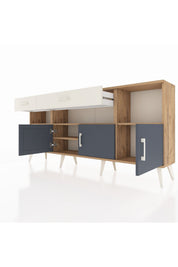 Arges Konsol 5 Raflı 2 Çekmeceli 3 Kapaklı 176x30x83 - S148M013V25A