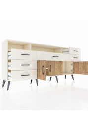 Arges Konsol 3 Raflı 6 Çekmeceli 3 Kapaklı 176x30x83 - S148M014V01A