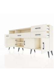 Arges Konsol 3 Raflı 6 Çekmeceli 3 Kapaklı 176x30x83 - S148M014V04A