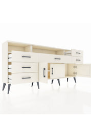 Arges Konsol 3 Raflı 6 Çekmeceli 3 Kapaklı 176x30x83 - S148M014V04A