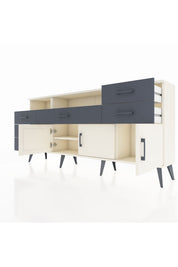 Arges Konsol 3 Raflı 6 Çekmeceli 3 Kapaklı 176x30x83 - S148M014V05A