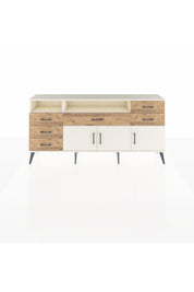 Arges Konsol 3 Raflı 6 Çekmeceli 3 Kapaklı 176x30x83 - S148M014V06A