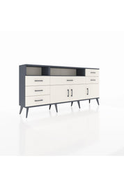 Arges Konsol 3 Raflı 6 Çekmeceli 3 Kapaklı 176x30x83 - S148M014V13A