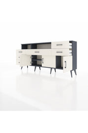Arges Konsol 3 Raflı 6 Çekmeceli 3 Kapaklı 176x30x83 - S148M014V13A