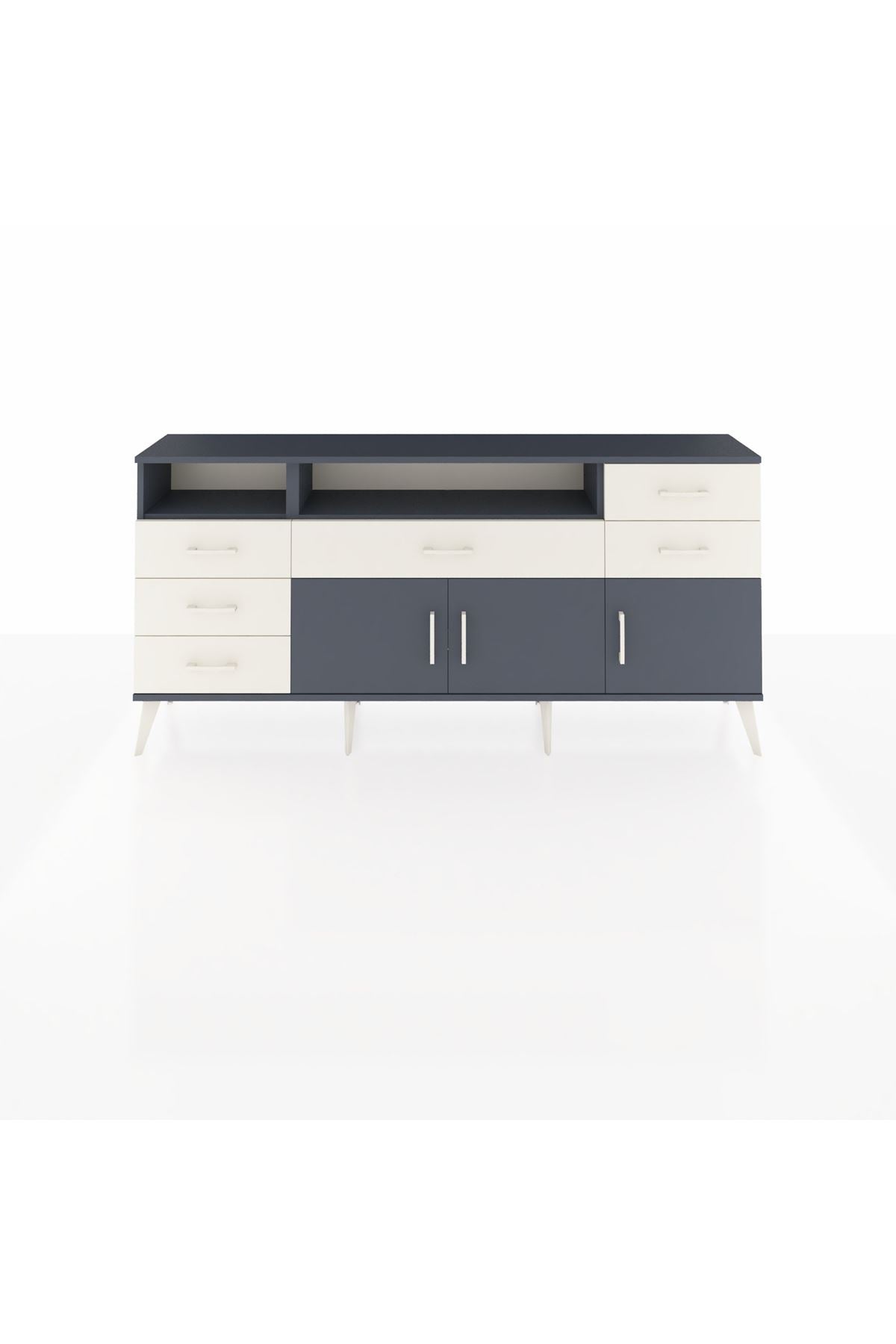 Arges Konsol 3 Raflı 6 Çekmeceli 3 Kapaklı 176x30x83 - S148M014V16A