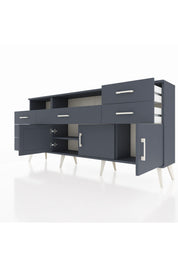 Arges Konsol 3 Raflı 6 Çekmeceli 3 Kapaklı 176x30x83 - S148M014V17A