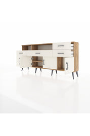 Arges Konsol 3 Raflı 6 Çekmeceli 3 Kapaklı 176x30x83 - S148M014V22A