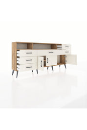 Arges Konsol 3 Raflı 6 Çekmeceli 3 Kapaklı 176x30x83 - S148M014V22A