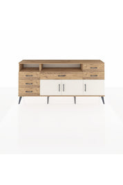 Arges Konsol 3 Raflı 6 Çekmeceli 3 Kapaklı 176x30x83 - S148M014V24A