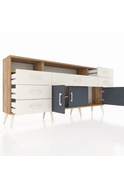 Arges Konsol 3 Raflı 6 Çekmeceli 3 Kapaklı 176x30x83 - S148M014V25A