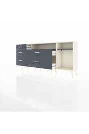 Arges Konsol 2 Raflı 5 Çekmeceli 176x30x83 - S148M015V08A