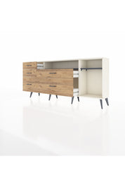 Arges Konsol 2 Raflı 5 Çekmeceli 176x30x83 - S148M015V09A