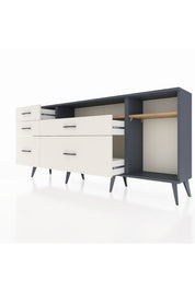 Arges Konsol 2 Raflı 5 Çekmeceli 176x30x83 - S148M015V10A