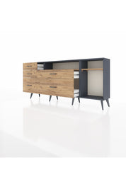 Arges Konsol 2 Raflı 5 Çekmeceli 176x30x83 - S148M015V12A