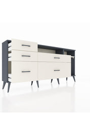 Arges Konsol 2 Raflı 5 Çekmeceli 176x30x83 - S148M015V13A