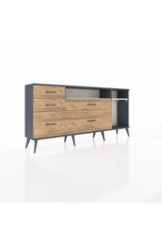 Arges Konsol 2 Raflı 5 Çekmeceli 176x30x83 - S148M015V15A