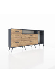 Arges Konsol 2 Raflı 5 Çekmeceli 176x30x83 - S148M015V18A