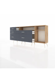 Arges Konsol 2 Raflı 5 Çekmeceli 176x30x83 - S148M015V20A