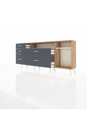 Arges Konsol 2 Raflı 5 Çekmeceli 176x30x83 - S148M015V23A