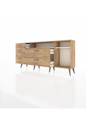 Arges Konsol 2 Raflı 5 Çekmeceli 176x30x83 - S148M015V24A