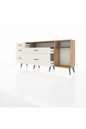 Arges Konsol 2 Raflı 5 Çekmeceli 176x30x83 - S148M015V25A