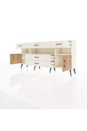 Arges Konsol 3 Raflı 5 Çekmeceli 2 Kapaklı 176x30x83 - S148M016V01A