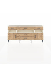 Arges Konsol 3 Raflı 5 Çekmeceli 2 Kapaklı 176x30x83 - S148M016V03A