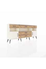 Arges Konsol 3 Raflı 5 Çekmeceli 2 Kapaklı 176x30x83 - S148M016V06A