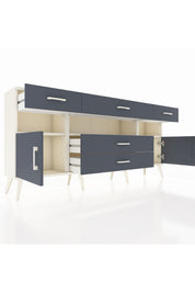 Arges Konsol 3 Raflı 5 Çekmeceli 2 Kapaklı 176x30x83 - S148M016V08A