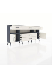 Arges Konsol 3 Raflı 5 Çekmeceli 2 Kapaklı 176x30x83 - S148M016V13A