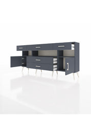 Arges Konsol 3 Raflı 5 Çekmeceli 2 Kapaklı 176x30x83 - S148M016V17A
