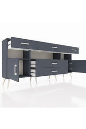 Arges Konsol 3 Raflı 5 Çekmeceli 2 Kapaklı 176x30x83 - S148M016V17A