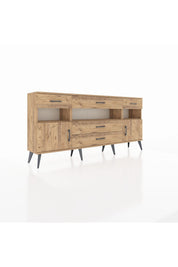 Arges Konsol 3 Raflı 5 Çekmeceli 2 Kapaklı 176x30x83 - S148M016V21A