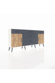 Arges Konsol 2 Raflı 5 Çekmeceli 2 Kapaklı 176x30x83 - S148M017V02A