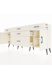 Arges Konsol 2 Raflı 5 Çekmeceli 2 Kapaklı 176x30x83 - S148M017V04A