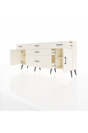 Arges Konsol 2 Raflı 5 Çekmeceli 2 Kapaklı 176x30x83 - S148M017V04A