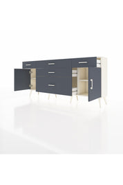 Arges Konsol 2 Raflı 5 Çekmeceli 2 Kapaklı 176x30x83 - S148M017V08A