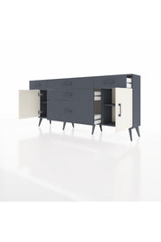 Arges Konsol 2 Raflı 5 Çekmeceli 2 Kapaklı 176x30x83 - S148M017V14A