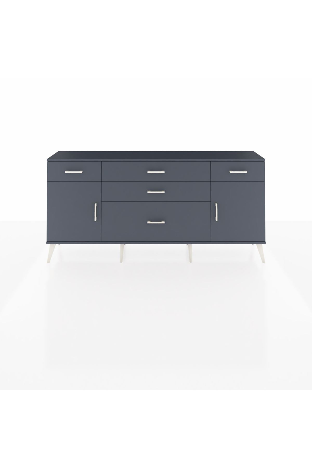 Arges Konsol 2 Raflı 5 Çekmeceli 2 Kapaklı 176x30x83 - S148M017V17A