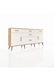 Arges Konsol 2 Raflı 5 Çekmeceli 2 Kapaklı 176x30x83 - S148M017V22A