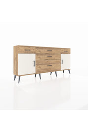 Arges Konsol 2 Raflı 5 Çekmeceli 2 Kapaklı 176x30x83 - S148M017V24A