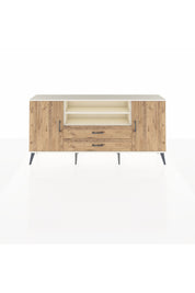 Arges Konsol 4 Raflı 2 Çekmeceli 2 Kapaklı 176x30x83 - S148M018V03A
