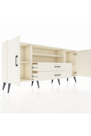 Arges Konsol 4 Raflı 2 Çekmeceli 2 Kapaklı 176x30x83 - S148M018V04A