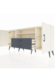 Arges Konsol 4 Raflı 2 Çekmeceli 2 Kapaklı 176x30x83 - S148M018V05A