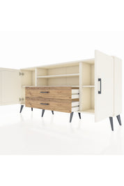 Arges Konsol 4 Raflı 2 Çekmeceli 2 Kapaklı 176x30x83 - S148M018V06A