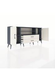 Arges Konsol 4 Raflı 2 Çekmeceli 2 Kapaklı 176x30x83 - S148M018V13A