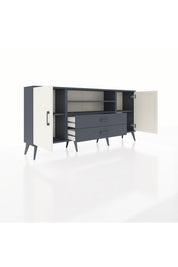 Arges Konsol 4 Raflı 2 Çekmeceli 2 Kapaklı 176x30x83 - S148M018V14A