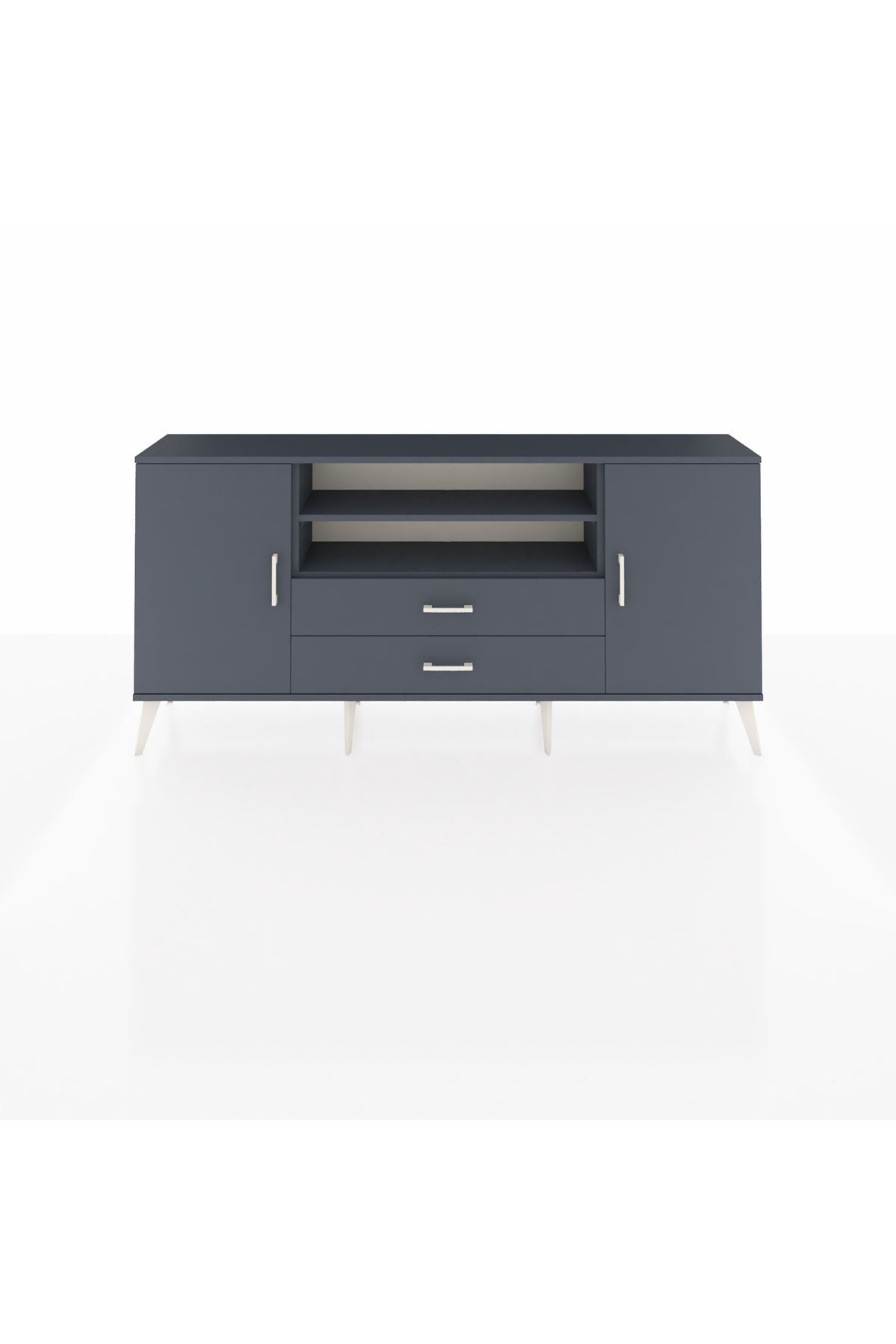 Arges Konsol 4 Raflı 2 Çekmeceli 2 Kapaklı 176x30x83 - S148M018V17A