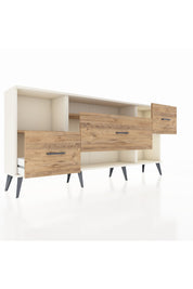 Arges Konsol 2 Raflı 3 Çekmeceli 176x30x83 - S148M019V03A